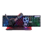 Marvo CM409 EN, sada klávesnice s herní myší, podložkou a sluchátky, US, herní, membránová typ drátová (USB), černá, podsvícená Marvo CM409 EN, sada klávesnice s herní myší, podložkou a sluchátky, US, herní, membránová typ drátová (USB), černá, podsvícená