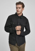 Vintage long-sleeved shirt, black