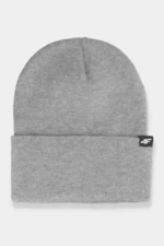 Double-layer winter hat 4F for men gray