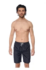 Dagi Men's Black Micro Medium Flat Marine Shorts