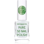 Dermacol Pure 3D lak na nechty odtieň 02 Absolute White 11 ml
