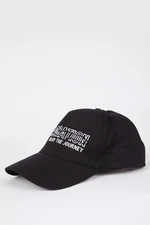 DEFACTO Men Embroidered Cotton Cap Hat