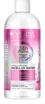Eveline FaceMed+ - Hyaluronová micelární voda 3v1 400 ml