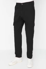 Trendyol Black Men's Relax Fit Cargo Pants with Pocket