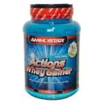 AMINOSTAR Actions whey gainer příchuť vanilka 2250 g