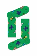 Ponožky Happy Socks Cactus zelená farba
