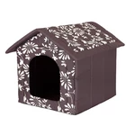 Hundehütte Reedog Brown Flower - M