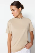 Koszulka damska Trendyol Collar Printed