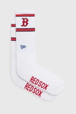 Ponožky New Era pánske, biela farba, BOSTON RED SOX