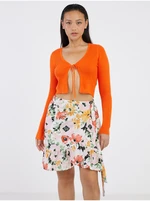 White women's floral wrap skirt ONLY Olivia - Women's