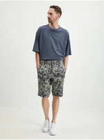 Grey men's patterned shorts LERROS - Men