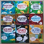 9 Book/set In 30 Seconds English Popular Science Reading Book for Children Learn English Reading Books for Kids