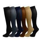 1 Pair Unisex Antifatigue Compression Socks Flight Travel Anti-Fatigue Knee High Anti Fatigue Magic Stockings Black/White/Nude