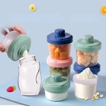 Infant Milk Powder Box Portable Go Out Baby Sub-packing Storage Tank Rice Noodles Sealed Moisture-proof Milk Powder Grid