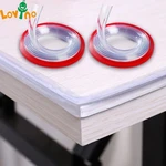 4pcs Baby Safety Table Desk Edge Transparent Edge Corner Protection Strip Baby Collision Proof Edge Guards Soft Softener Bumper