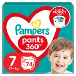 Pampers Active Baby Pants Kalhotkové plenky vel. 7, 17+ kg, 74 ks