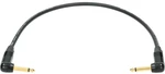 Klotz LAGRR020 Čierna 20 cm Zalomený - Zalomený Prepojovací kábel, Patch kábel