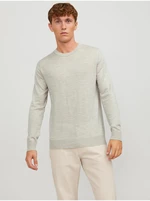 Beige Mens Wool Sweater Jack & Jones Mark - Men