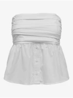 White women's top ONLY Esie - Women