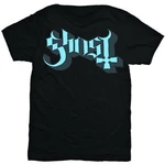 Ghost T-shirt Keyline Logo Unisex Blue/Grey M