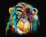 Gaira Malowanie po numerach Szympans