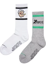Ponožky Popeye 2-balenie sivé/biele