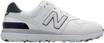 New Balance 574 Greens Womens Golf Shoes White/Blue 38 Calzado de golf de mujer
