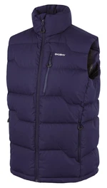 Husky  Deep M dark blue, M Pánska páperová vesta na zips