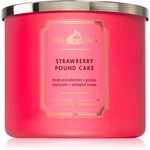 Bath & Body Works Strawberry Pound Cake vonná sviečka 411 g