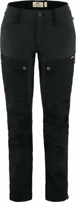 Fjällräven Keb Trousers Curved W Black 32 Outdoorové kalhoty