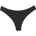 Snuggs Period Underwear Brazilian: Light Flow Black látkové menštruačné nohavičky pre slabú menštruáciu veľkosť XS Black 1 ks
