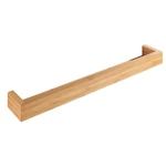Bambusowy uchwyt ścienny na ręczniki Wenko Dark, szer. 60 cm