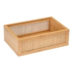 Bambusowy organizer łazienkowy Wenko Allegre, 22x7 cm