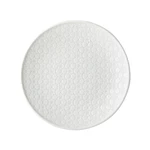 Biały talerz ceramiczny MIJ Star, ø 25 cm