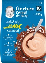 Gerber Cereal Mliečna KAŠA Dobrú noc Kakaová; (od ukonč. 10. mesiaca)