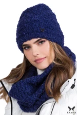 Set da donna Kamea Kamea_Set_Hat&Chimney_K.20.207.12_Navy_Blue