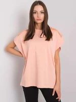 Peach oversized blouse