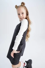 DEFACTO Girl Regular Fit V Neck Sleeveless Combed Gilet