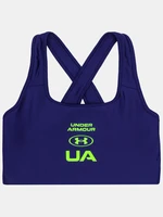 Under Armour Compression Bra Crossback Graphic-BLU - Women