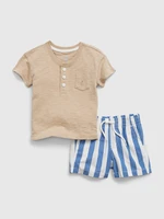 GAP Baby Set T-shirt and Striped Shorts - Boys