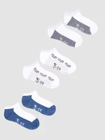 Yoclub Man's Boys' Ankle Cotton Socks Patterns Colours 3-pack SKS-0028C-AA30-002