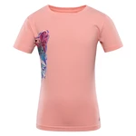 Marhuľové dievčenské tričko s potlačou NAX ZALDO