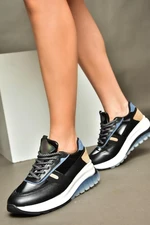 Fox Shoes R312911909 Black Women's Sneakers Sneakers