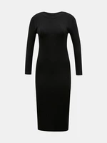 Černé svetrové šaty Jacqueline de Yong Kate