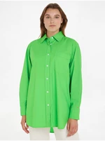 Světle zelená dámská košile Tommy Hilfiger - Dámské
