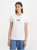 Levi&#39;s White Women&#39;s T-Shirt Levi&#39;s® 501 - Women