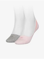 Calvin Klein Set of two pairs of women's socks in gray and pink Calvin Kle - Ladies