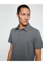 Koton Basic T-Shirt Polo Neck Cotton