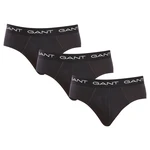 3PACK men's briefs Gant black