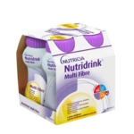 NUTRIDRINK Multi fibre vanilkový perorální roztok 4 x 200 ml